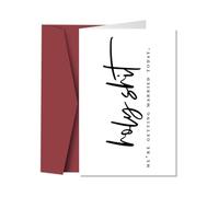 Wedding Greeting Card Funny Wedding Day Card,Groom Bride Vows We're Getting Married Today