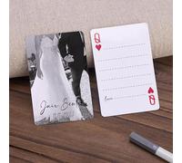 Wedding Guest Book Alternative, Custom Playing Cards, Blank Cards, Personalized Poker Cards, Wedding Keepsake, Standard Playing Cards