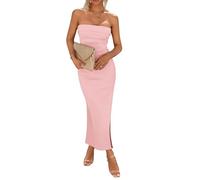 Wedding Guest Dresses for Women Summer, Wedding Guest Dresses for Women, Semi Formal Wedding Guest Dress (Pink,S)