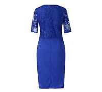 Wedding Guest Dresses for Women UK Plus Size Mother of The Bride Outfits Lace Dresses for Women UK Wedding Outfit for Older Ladies Special Occisions Dresses Formal Dress Party Pencil Dress Navy