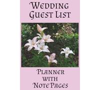 Wedding Guest List Planner with Note Pages Wedding Guest Organizer Perfect for Brides' Engagement Gift