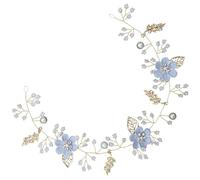 Wedding Hair Accessories, Rhinestone Hair Clips Pearl Crystal Floral Vine Accessories for Women and Girls.