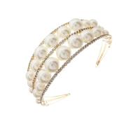 Wedding headbands,crown headdress,1pc Pearl Headband Afro Hair Braids Decoration Wedding Headdress Hair Bands for Womens Hair Womens Hair Accessories