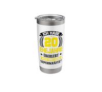 Wedding I Habe 20 Wedding Years Survived Gift for Bride Stainless Steel Insulated Tumbler