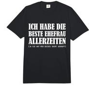 Wedding Ich Habe Den Besten Ehemann Aller Zeiten Gift Comfort Colors Adult Heavyweight T-Shirt