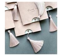 Wedding Invitations 100pcs Flannel Style Envelopes And Tassels Handmade Custom Wedding Invitation Card(Pink,150 piece)
