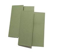 Wedding Invitations 50pc Emerald Paper Wedding Party Invitation Card Cover No Inner Sheet No Envelope No Wax Seal No Ribbon No Flower(Grass Green Matt)