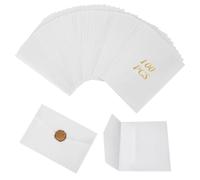 Wedding Invitations, Baby Shower, Birthday: 5X7 Inch, Pre-Folded Envelopes, 100 Pcs Vellum Paper Envelopes, Translucent Vellum Jackets, Postcard Wrappers