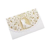 Wedding Invitations Birthday Greeting Cards Wedding Decor Party Supplies Wedding Acceptance Card Invitation Cards(White 1,20PCS)