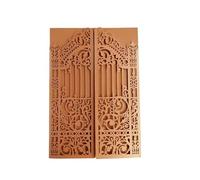 Wedding Invitations With Envelopes Metallic Gold Gate Laset Cut Wedding Invitation Cards 50 Sets Personalized Printing Marriage Celebrity Party Invites(Bronzed,Blank whole set)