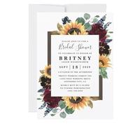 Wedding Invitations With Envelopes Party Postcard Business Greeting Card Engagement Wedding Invitation Accessories(Design 3,100pcs)