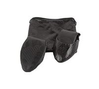 Wedding Mates Black Snake Effect roll up Shoes (4-5 UK, Black)