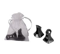 Wedding Mates Ladies High Heel Protectors For Stiletto heels (6-8 mm 1 pair Black)