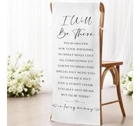 Wedding Memorial Reserved Chair Sign I will be here Sign Save a Seat for Someone in Heaven Wedding in Loving Memory Reserved Seating for Father of the Bride