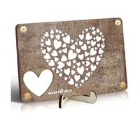 Wedding Money Gifts for Newlyweds, Money Gift with Money Gift Packaging, Personalised Wooden Wedding Card, Packaging Money Gifts for Wedding Gifts, Money Gift Wooden Greeting Card