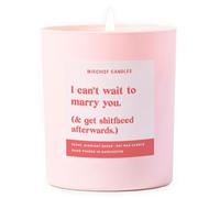 Wedding Morning Gift Funny Candle for New Husband Or Wife Cant Wait to Marry You - Scent: Secret Beach Club