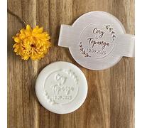 Wedding Name and Date Fondant Embosser, Custom Cookie Biscuit Stamp, Icing Stencil, Cake Decorating, Personalised Cupcake Decoration
