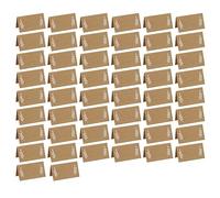 Wedding Name Place Cards, 50pcs Brown Name Cards for Table Setting Kraft Paper Place Card Wedding for Birthday Dinner