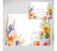 Wedding Name Place Cards. Back of Card reads Thank you for Sharing our Special Day. Wildflower Blank Place Name Cards for Weddings: Vibrant Wildflower Table Name Cards (Pack of 50 without Envelopes)