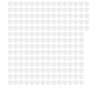 Wedding Party Essentials 200Pcs of 3D Silk Love Heart Petals to Elevate Your Decor Game (White)