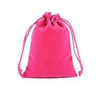 Wedding Party Favor Bags,Drawstring Bag,50pcs 5x7cm 7x9cm 8x10cm 9x12cm Velvet Bag Jewelry Packing Velvet Drawstring Pouches Gift Bags Christmas Wedding(Rose Red,9x12cm)