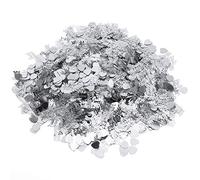 Wedding Party Table Confetti 100g, Just Married Confetti for Marriage Ceremony Anniversary Valentine's Day Sprinkles Confetti Decorations(Silver)