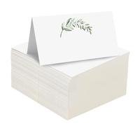 Wedding Place Cards, 80pcs Table Name Place Cards for Table Setting White Paper Wedding Seating Placecards for Dinner Birthday Party