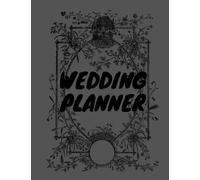 WEDDING PLANNER: An 8.5x11" (A4) gothic framed design wedding planner / album an ideal keepsake gift for organising any wedding