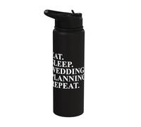 Wedding Planner Apparel - Top Funny Planners Design Stainless Steel Insulated Water Bottle