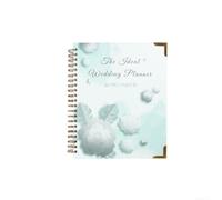 Wedding Planner Book 12 Month Organizer Faux Wood Cover