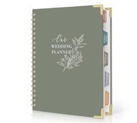 Wedding Planner Book and Organizer for the Bride, Sage
