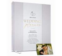 Wedding Planner Book & Organizer - 18-Month Countdown, Budget Tracker, Guest List & DIY Mood Boards | Engagement Gift & Keepsake for UK Brides-to-Be