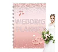 Wedding Planner Book - Wedding Planner Notebook Bridal Planner Shimmering Memory Book for Couples as a Wedding Gift