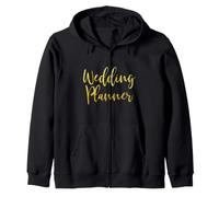 Wedding Planner Elegant Bridal Event Coordinator Zip Hoodie