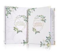 Wedding Planner Organizer Book- Wedding Planning Book with 188 Pages - UK Bridal Wedding Countdown Timeline & Organising Diary, Engagement Gift for Future Couples/Brides and Grooms