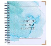 Wedding Planner Watercolour Design - UK Bridal Planning Book Journal & Organising Diary, Engagement Gift, Countdown Calendar