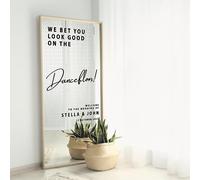 Wedding Quote Mirror Sticker - You Look Good On The Dancefloor - Personalised Name & Date DIY Mirror Sign Decal, Party Decor, Guest Photos