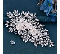 Wedding rhinestone hair comb bridal headdress ladies hairpin floral headdress bridal headdress (HP319)
