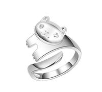 Wedding Rings for Women Rotatable Nine Dzi Bead Six Character Mantra Rotating Sports Ring Men's Handmade Retro Domineering Ring Jewelry