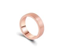 Wedding Rings Lesbians Wedding Band Rose Gold 9K Matte Round Size J 1/2 Elegant for Sister Valentines Day Jewelry