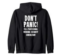 Wedding Security Consultant Zip Hoodie