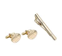 Wedding Suit Cufflinks Necktie Clip Formal Events Men Business Suit Cuff Official Neck Pin Alloy 3pcs Tie Organizer