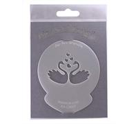 Wedding Swans in Love Stencil Reusable & Flexible for Cakes & Crafts