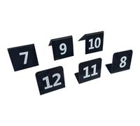 Wedding Table Numbers,Acrylic 1-50/100 Black Numbers Can Be Stacked And Numbered, Easy To Clean, White Number, Digital Cards That Can Be Placed On The Table(1 to 25)