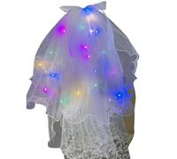 Wedding Tiara Veil Crowns Light Up Wedding Veil Led Light Veil Led Bridal Veil