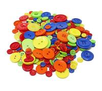 Wedding Touches Primary Mix 100 Gram Bag of Mix Acrylic & Resin Buttons For Cardmaking Embellishments