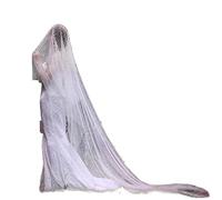 wedding veil wedding accessories v08 3m long cathedral wedding veil tulle with pearls white ivory face veil single layer bridal veil for wedding