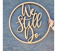 Wedding Vow Renewal Sign, 11 x 11 inches We Still Do Sign, Modern Wedding Anniversary Decors, Calligraphy Anniversary Welcome Sign, Welcome To Vow Renewal Sign On Stand