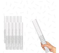 Wedding White Paper Confetti Cannon 30cm - Pack of 10 - Party Poppers Confetti Popper Shooter for Weddings, Celebrations, Parties & Special Events
