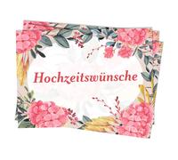 Wedding Wishes Greeting Cards 50 pcs. DIN A6 300g/m² wedding gift